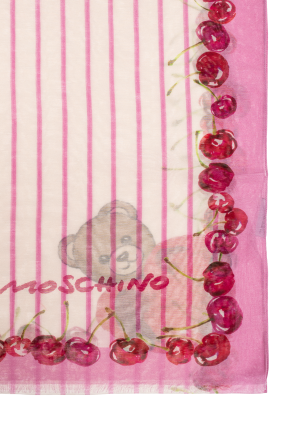 Moschino Cachecol com estampado