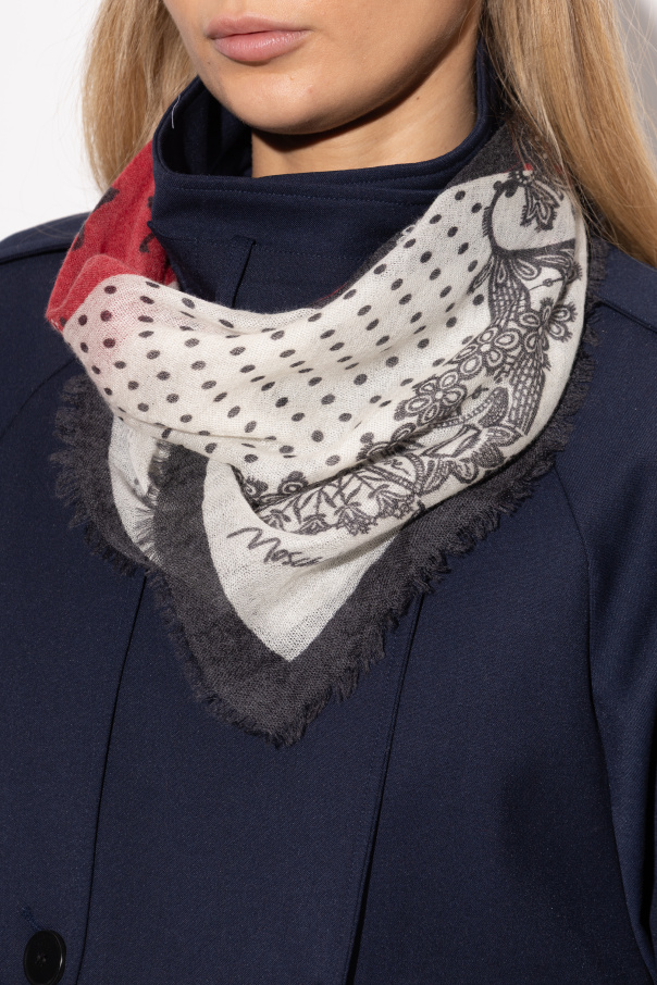 Moschino Pañuelo de cachemira con estampado