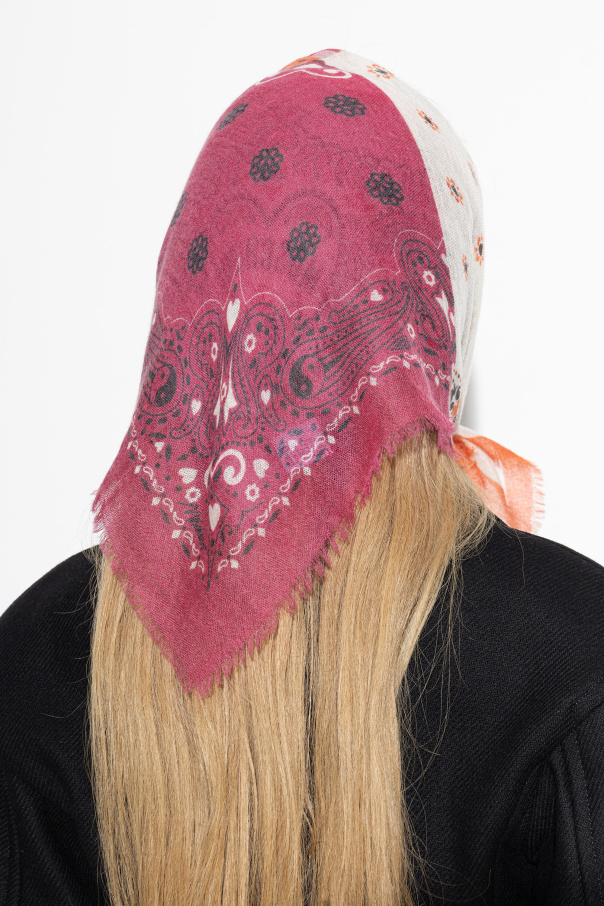 Moschino Cashmere scarf with print