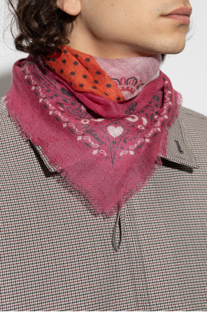 Moschino Cashmere scarf with print