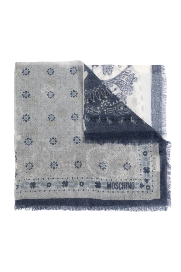 Cashmere scarf with print od Moschino