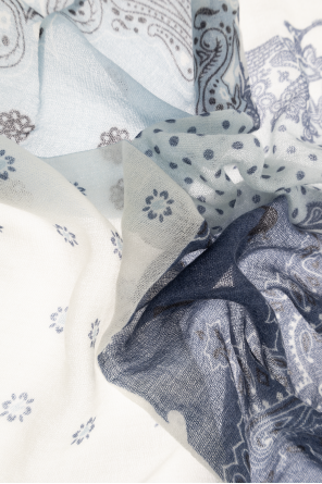 Moschino Lenço de caxemira com estampado