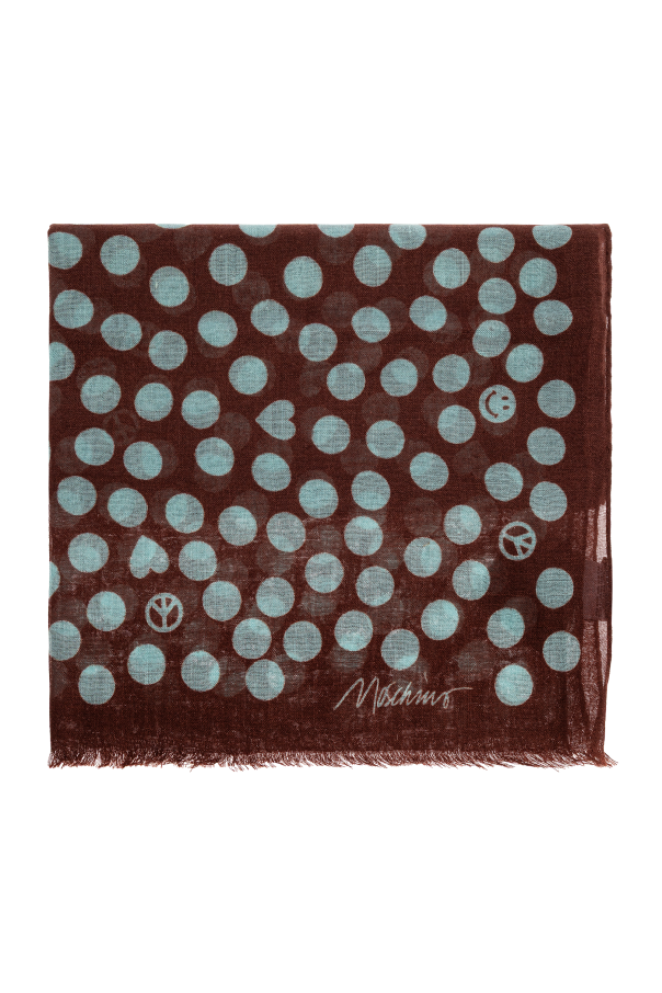 Scarf with polka dot pattern od Moschino