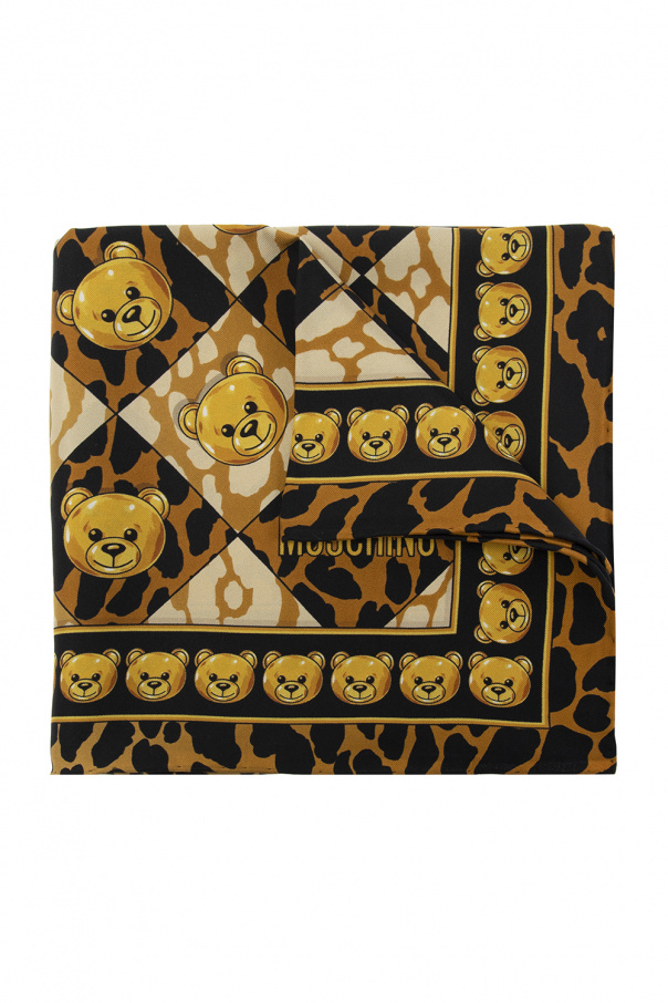 Moschino Scarf with teddy bear print