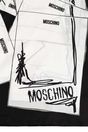 Moschino Jedwabna chusta