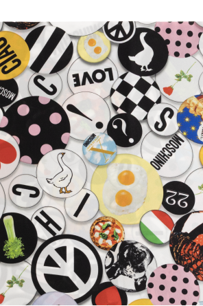 Moschino Lenço de seda com estampado