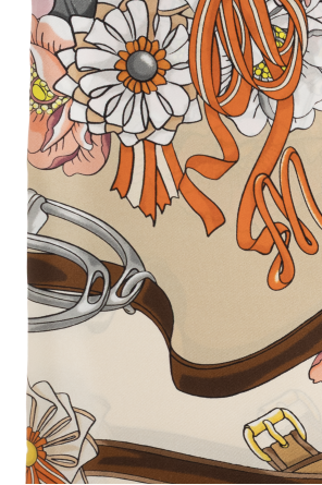 Moschino Silk scarf with print