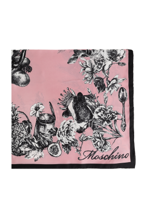 Silk scarf with print