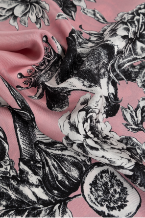 Moschino Silk scarf with print
