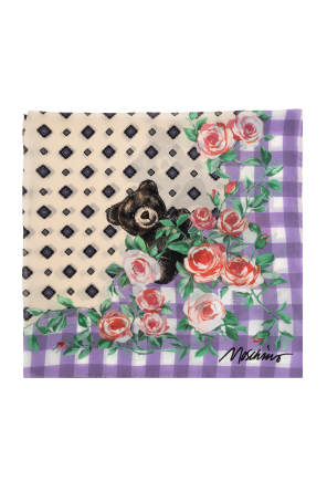 Silk scarf with print