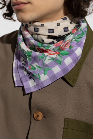 Moschino Lenço de seda com estampado