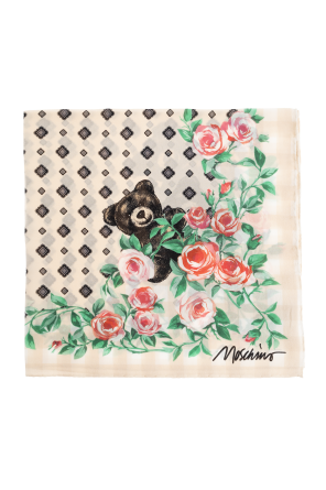 Lenço de seda com estampado