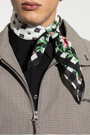 Moschino Silk scarf with print