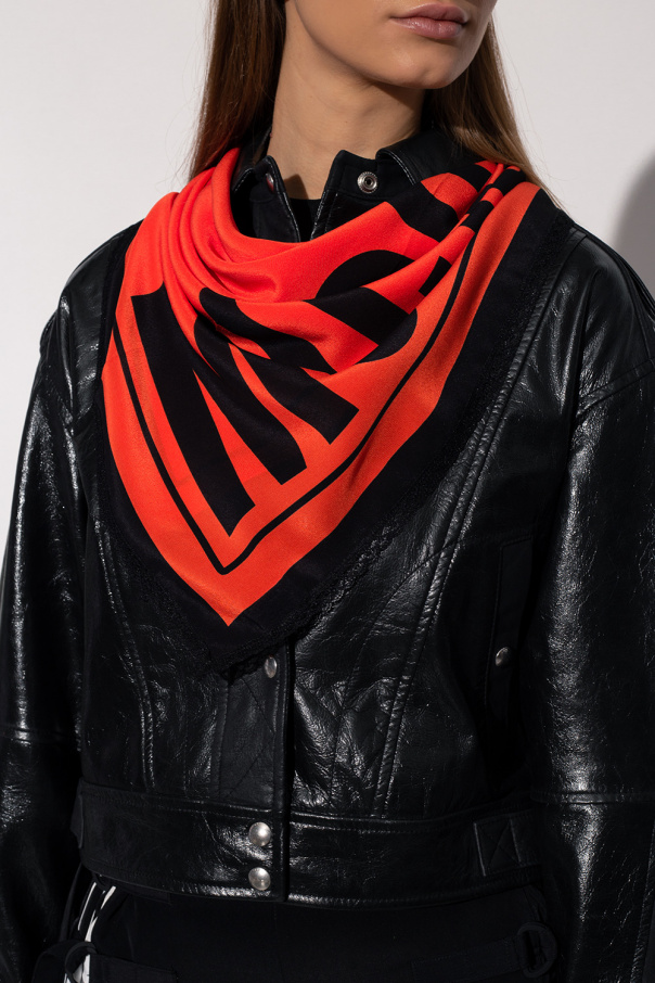 Moschino MOSCHINO SHAWL WITH LOGO