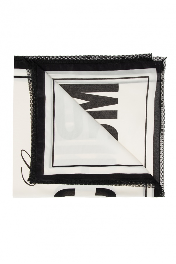 Moschino Logo scarf