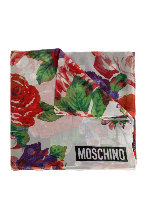 Floral motif scarf od Moschino