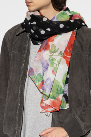 Moschino Lenço com padrão floral