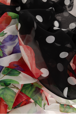 Moschino Lenço com padrão floral