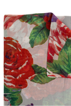 Moschino Lenço com padrão floral