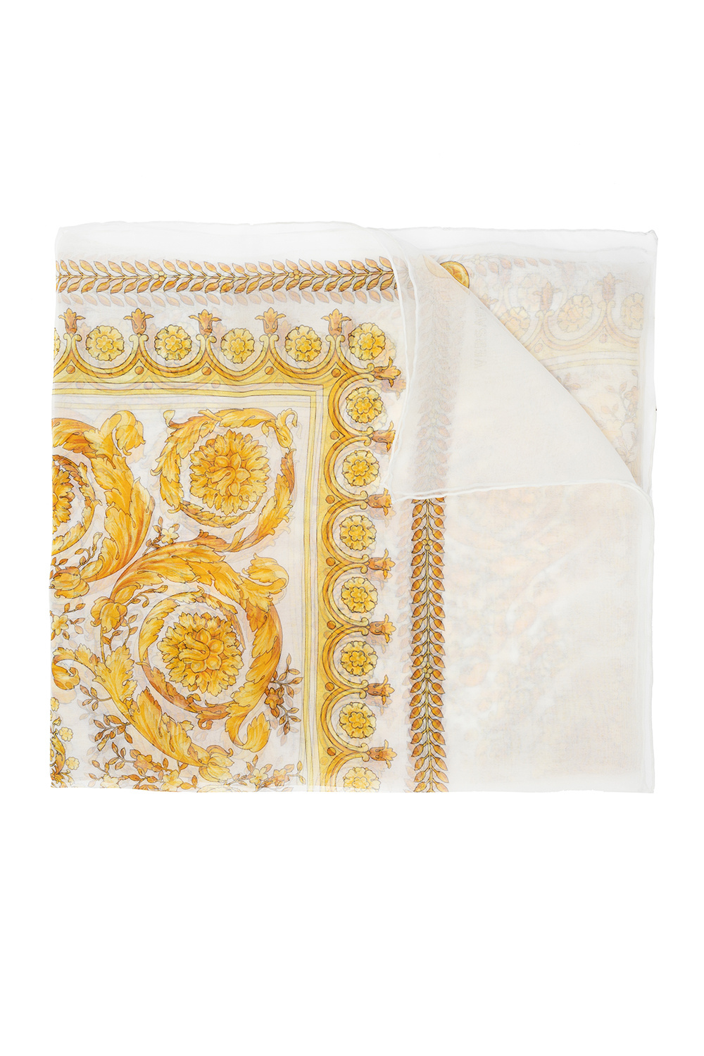 Versace Baroque print scarf