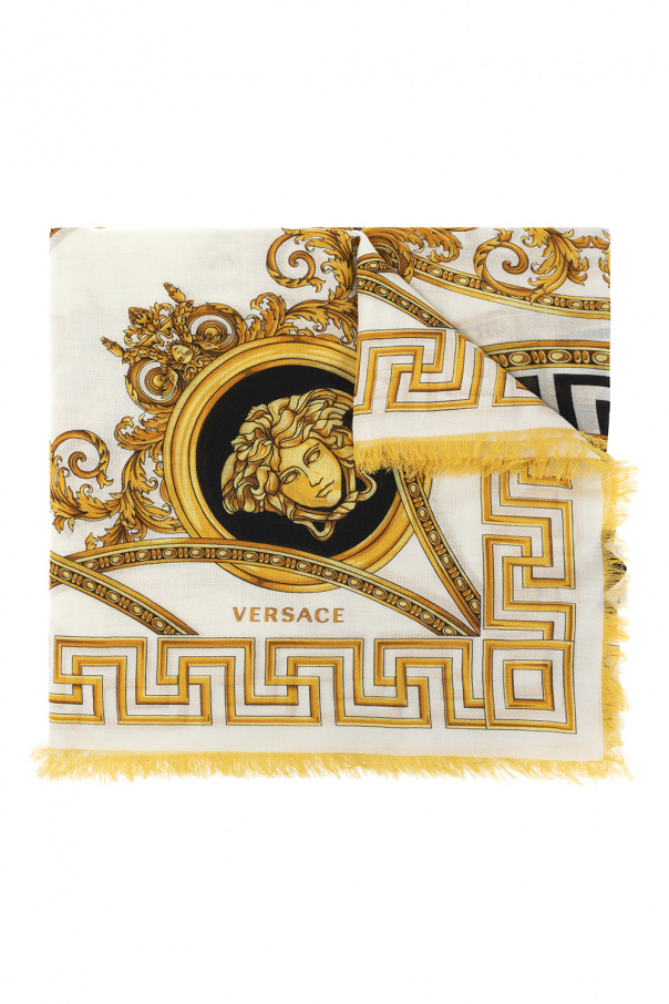 Versace Barocco Cashmere Blend Shawl for Women