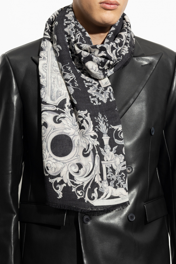 Versace Shawl with baroque pattern
