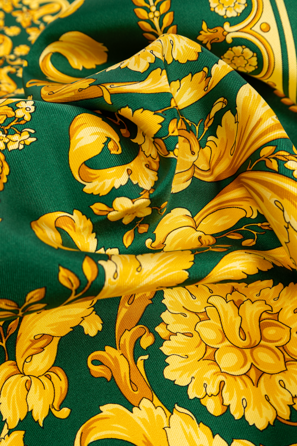 Versace Jedwabna chusta ze wzorem `barocco`