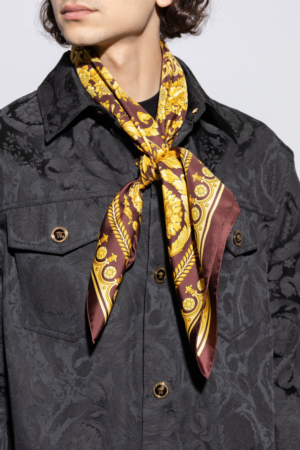 Versace Seidentuch mit "barocco" Muster
