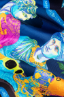 Silk scarf with Versace Gallery print