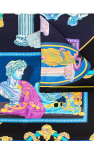 Silk scarf with Versace Gallery print