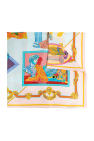 Silk scarf with Versace Gallery print