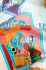 Silk scarf with Versace Gallery print