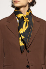 Versace BLACK Silk scarf