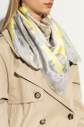 Versace MULTICOLOUR Silk scarf with Medusa Cameo print