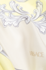 Versace MULTICOLOUR Silk scarf with Medusa Cameo print