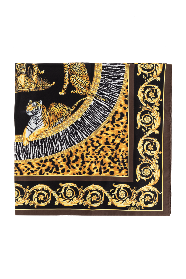 Versace Silk scarf with print