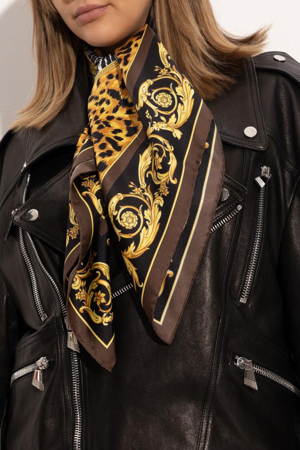 Versace Silk scarf with print