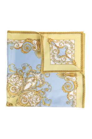 Silk scarf with 'Spring Barocco' print