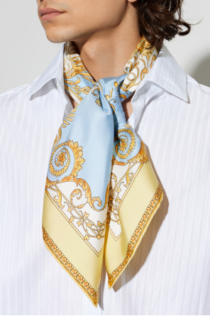 Versace Silk scarf with 'Spring Barocco' print
