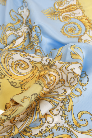 Versace Silk scarf with 'Spring Barocco' print