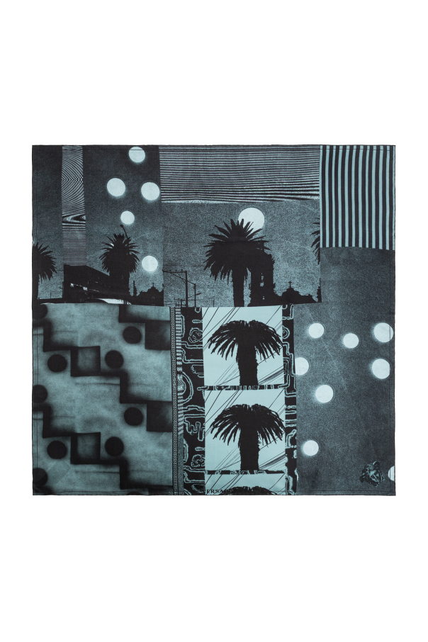 Silk scarf with 