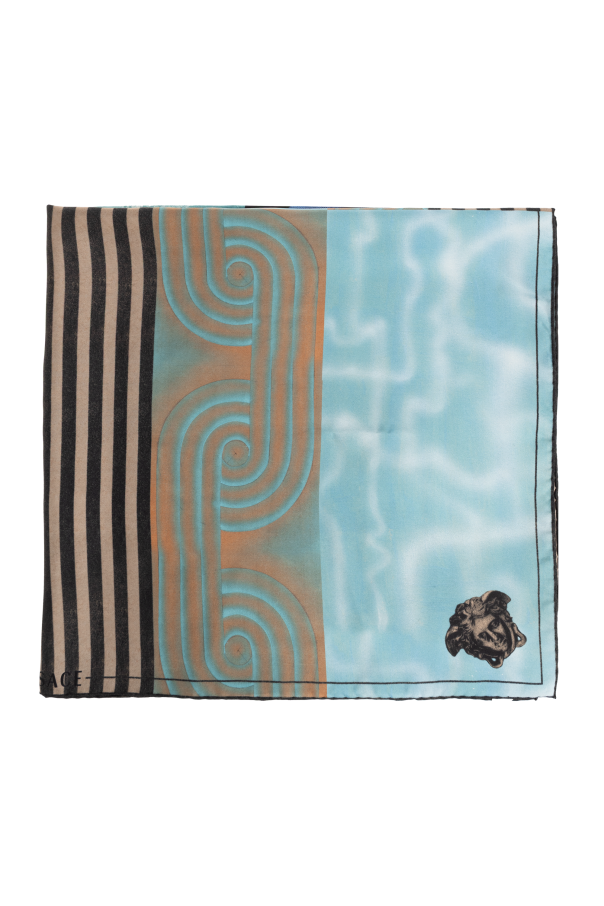 Silk scarf with 