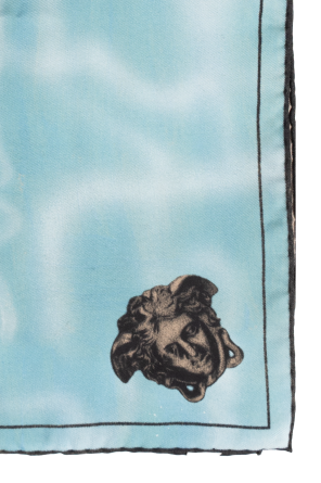 Versace Pañuelo de seda con estampado "Floating By"