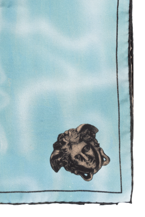 Versace Pañuelo de seda con estampado "Floating By"