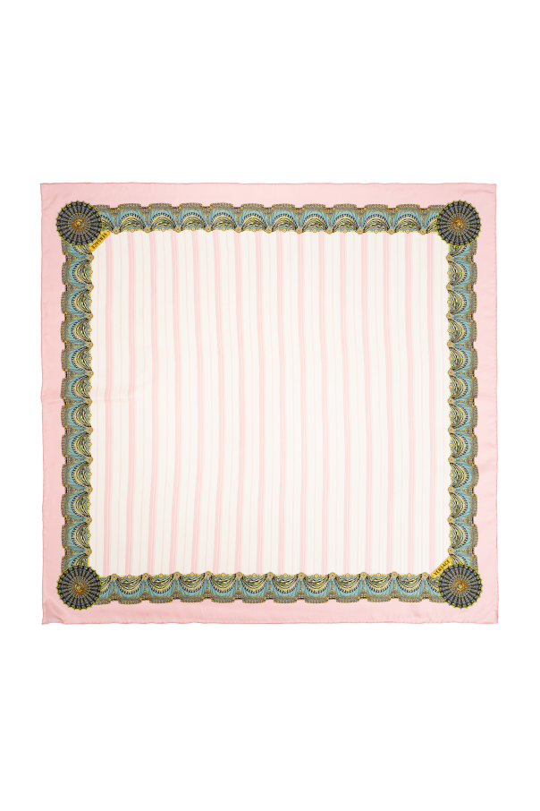 Silk scarf with 