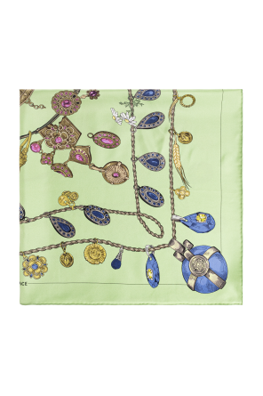 Jedwabna chusta z nadrukiem `Broken Jewels`