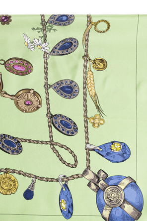 Versace Silk scarf with "Broken Jewels" print