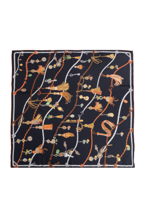 Pañuelo de seda con estampado