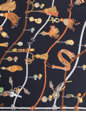 Versace Silk scarf with print