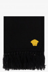 Versace Kids Wool scarf with logo